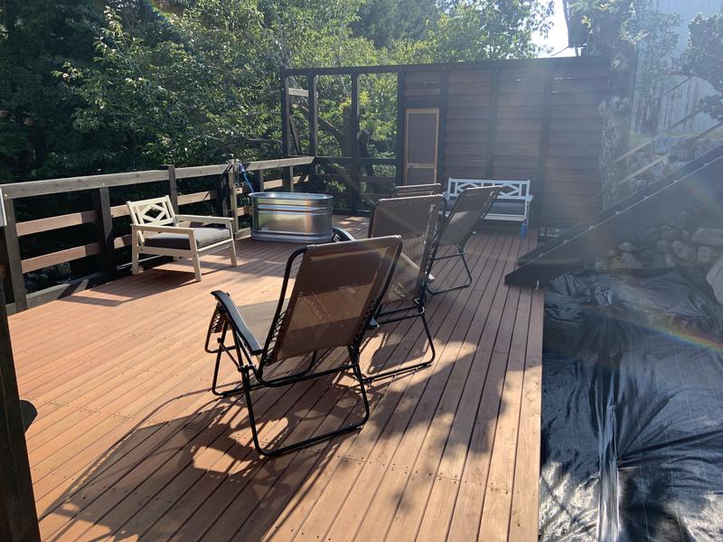 かきぞれ大黒宿 外気浴スペース