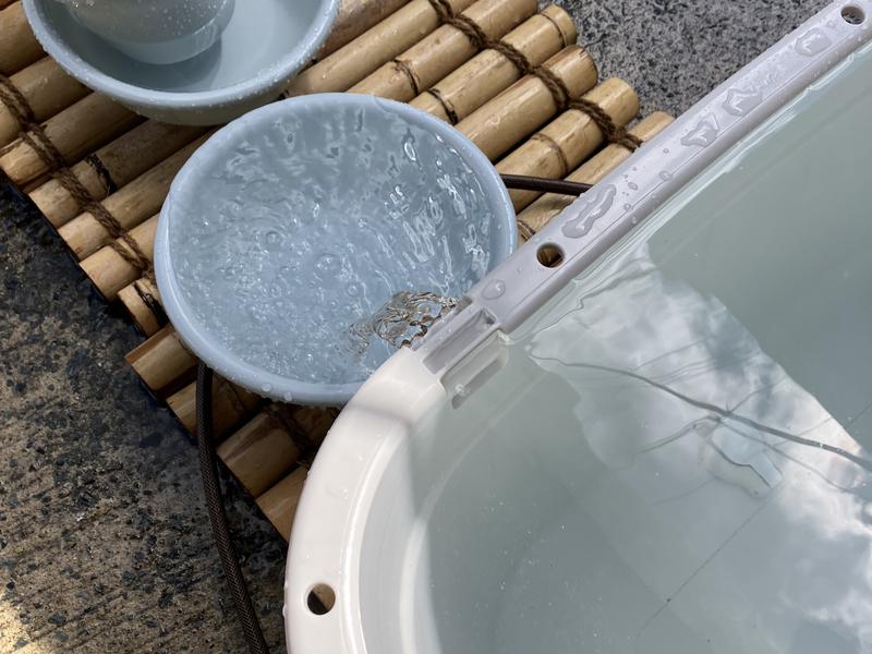 SAUNA&YOGA ゆな青ベース 水は地下水