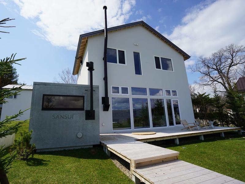 Sansui Lakeside Villa (NUKUMORI) サウナとリラックススペース