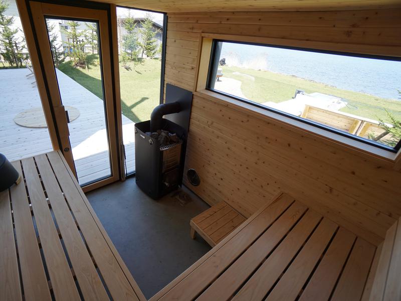 Sansui Lakeside Villa (NUKUMORI) サウナ内部