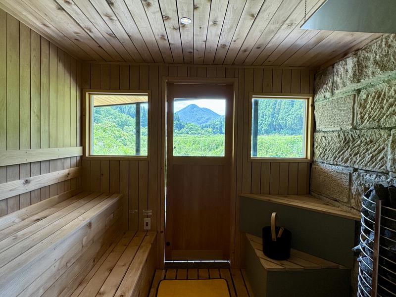 TAKIGAHARA SAUNA サウナ室からの景色