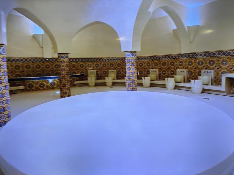 Hammam of Hassan II Mosque サウナ室