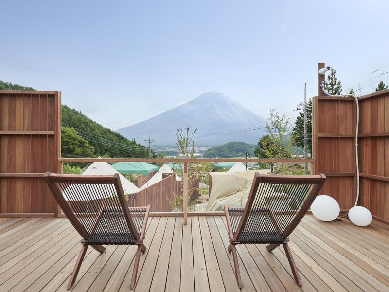 Dot Glamping 富士山 外気浴スペース