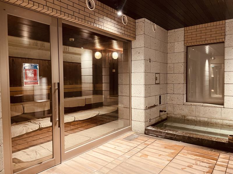 赤倉観光ホテル サ室と水風呂