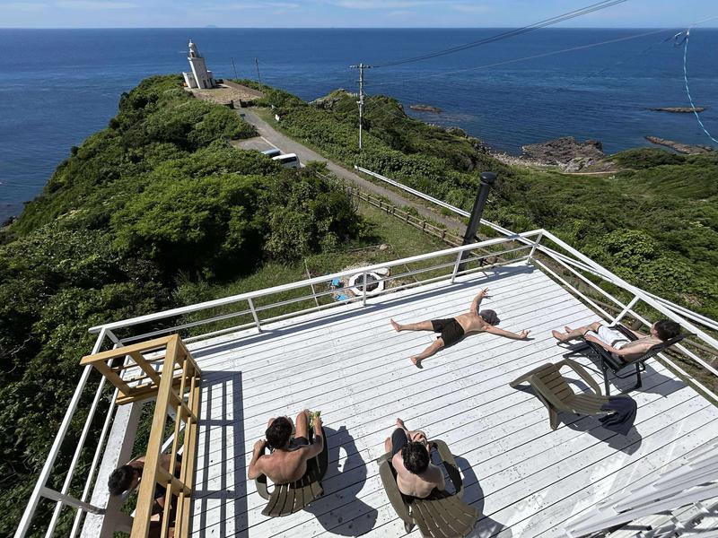 SAUNA MURO 宗像大島 外気浴テラス