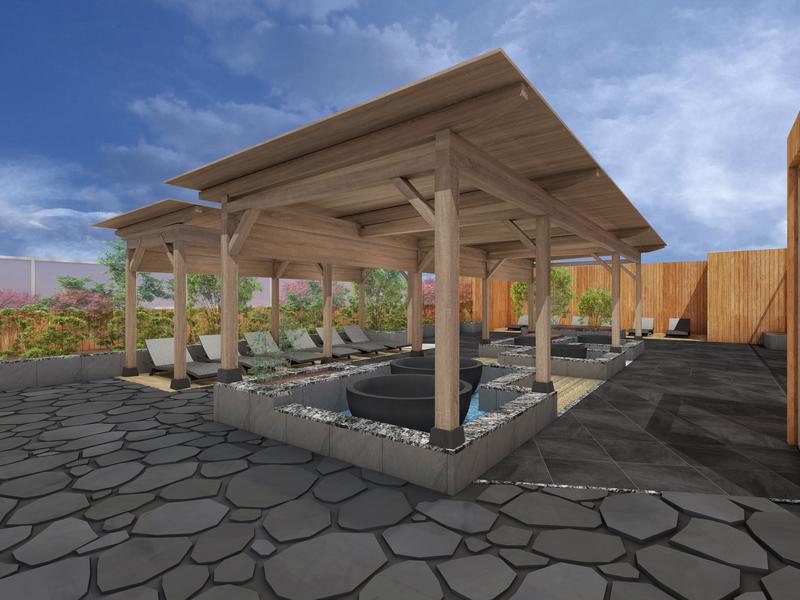 松阪温泉GURUSPA 露天風呂