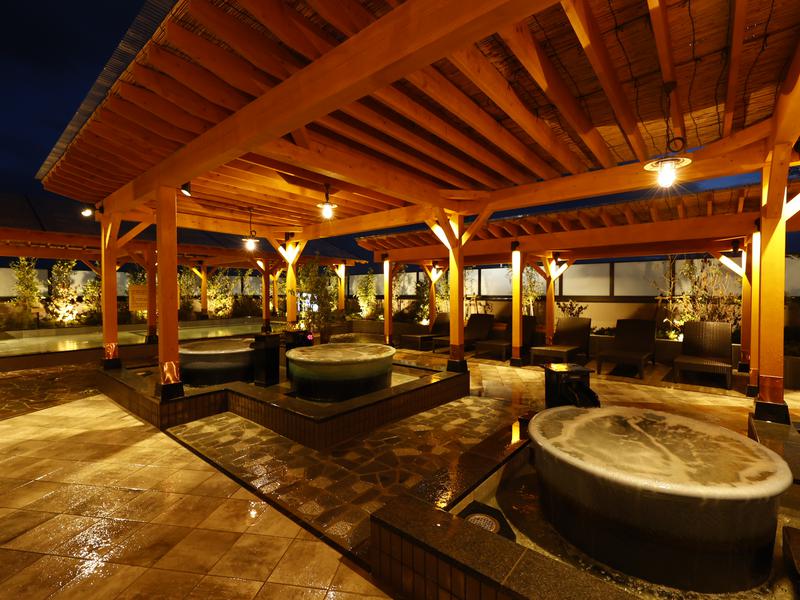 松阪温泉GURUSPA 露天風呂