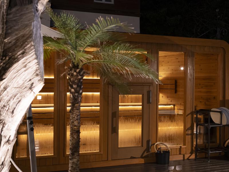 Beach SAUNA seretis 夜の雰囲気