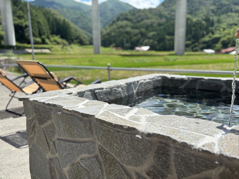 ログキャビン富夢想野 水風呂