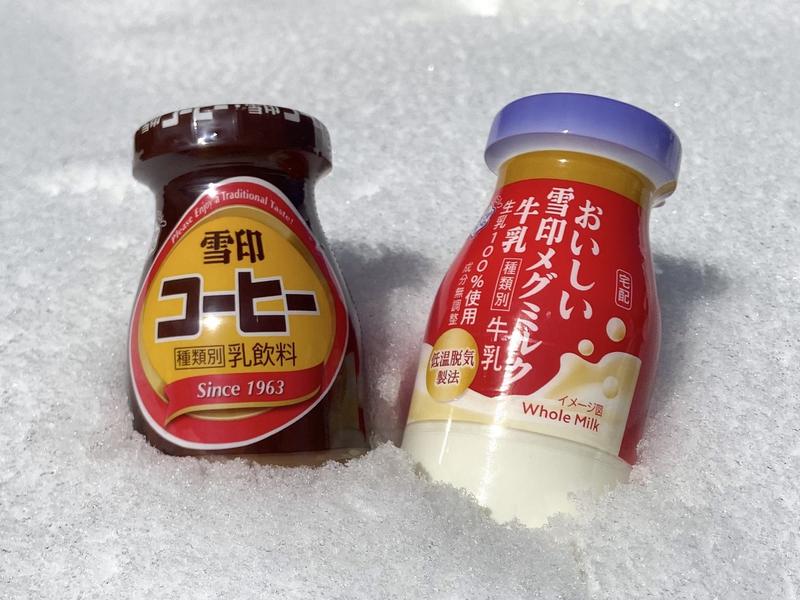 宿場の湯 売店で販売の瓶飲料(スタッフ撮影)