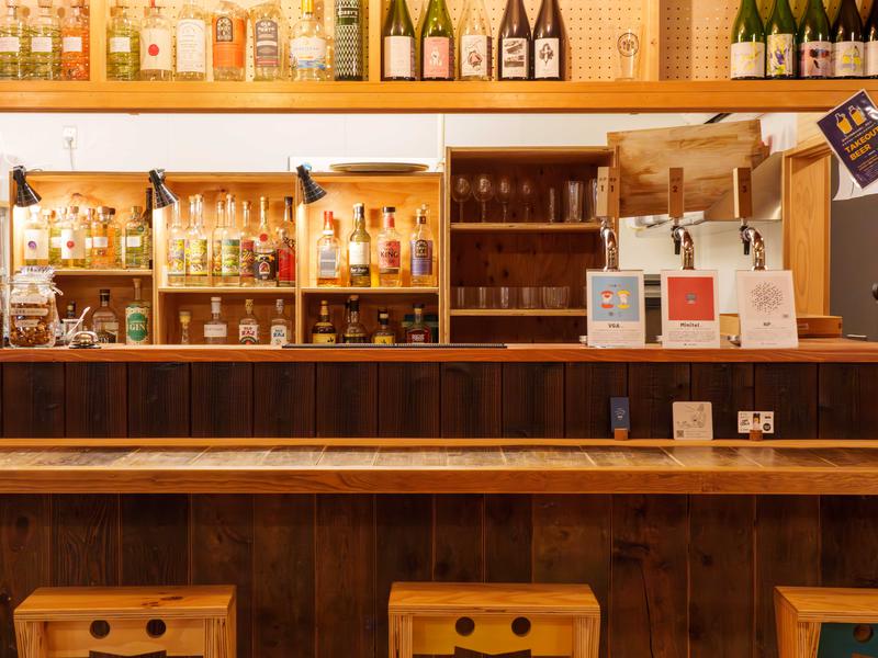 HOSTELperch (パーチ) サウナ後に一杯