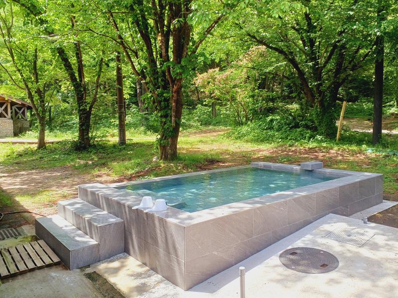 Nature Sauna(大山隠岐国立公園内・一向平キャンプ場) 水風呂