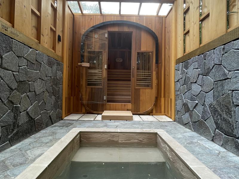 Forest Suite Hakone Sengokuhara サウナ室＆温泉