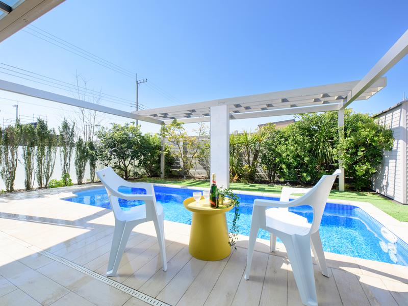 POOL VILLA 水戸 A棟 テラス