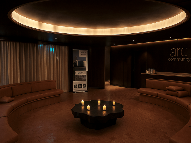 Arc Community - Sauna and Ice 休憩エリア
