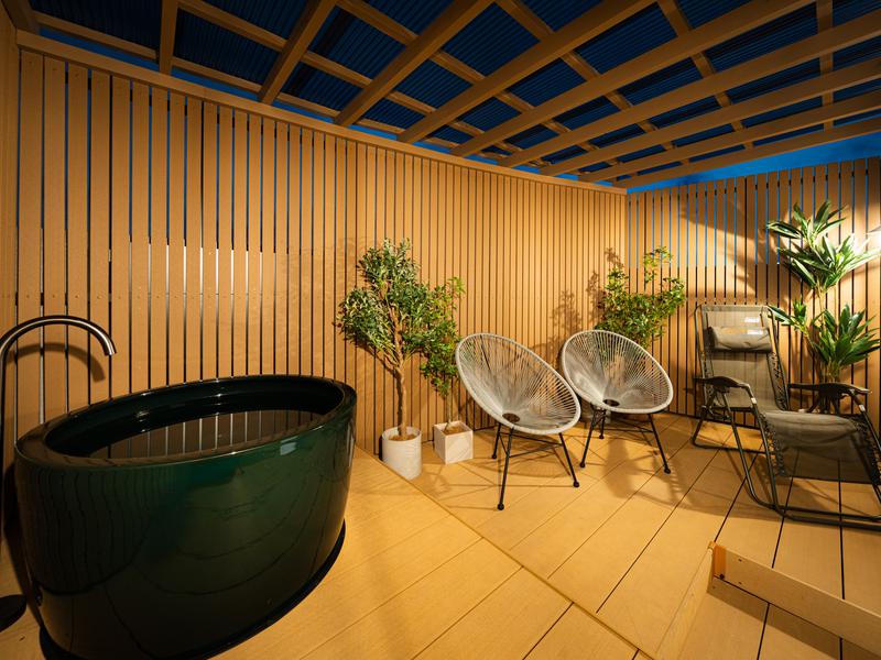 R HOTEL RE. OSAKA NAGAI PARK 外気浴/水風呂（男性）