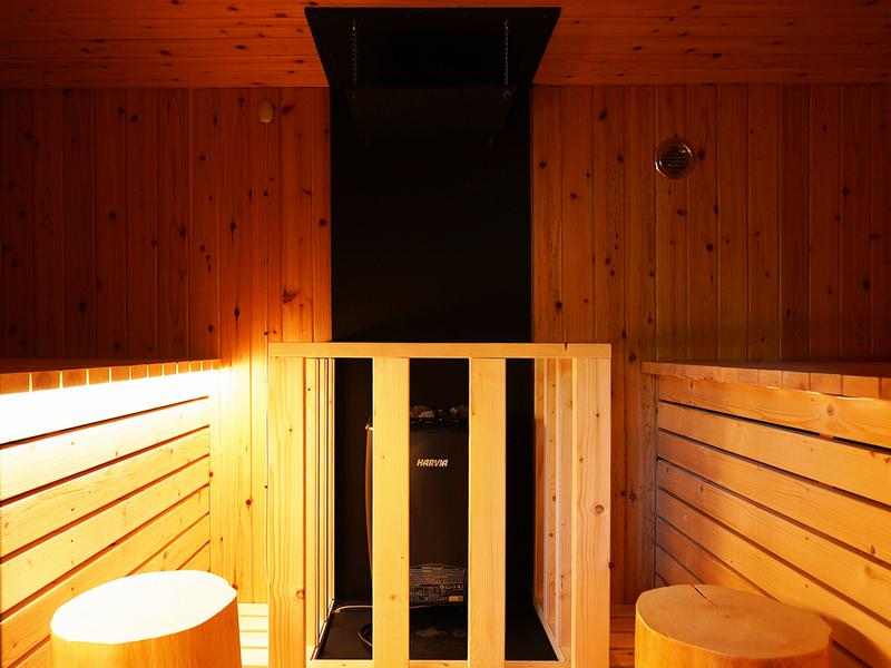 SAUNA & CURRY URI 京丹後 蔵サウナ内部