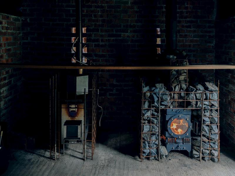 菊水さうな ストーン800kgを積んだ規格外のサウナストーブ