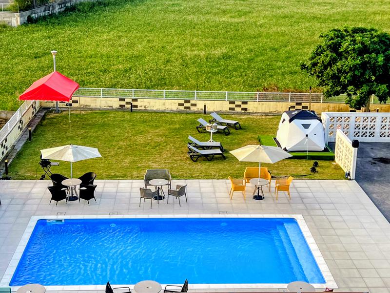 ネストホテル石垣マエサトビーチ テントサウナ会場