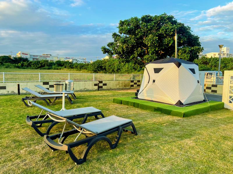 ネストホテル石垣マエサトビーチ テントサウナ会場