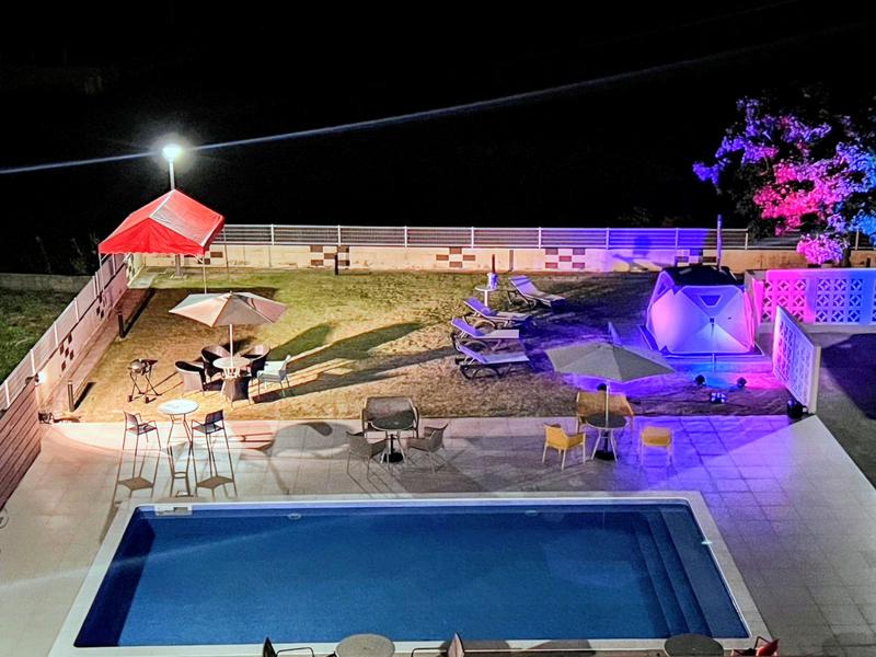 ネストホテル石垣マエサトビーチ ナイトテントサウナ