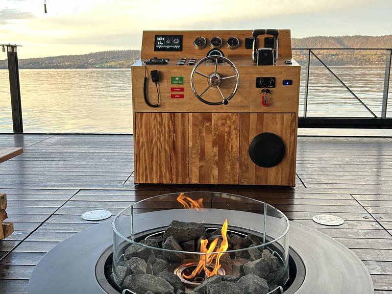 Kuuma - Nature Sauna 焚き火もあり