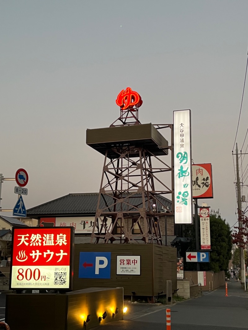 アム君さんの大谷田温泉 明神の湯のサ活写真