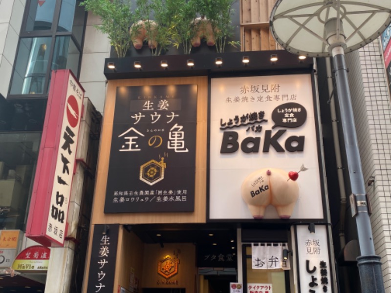 魚乃井さんの生姜サウナ 金の亀のサ活写真