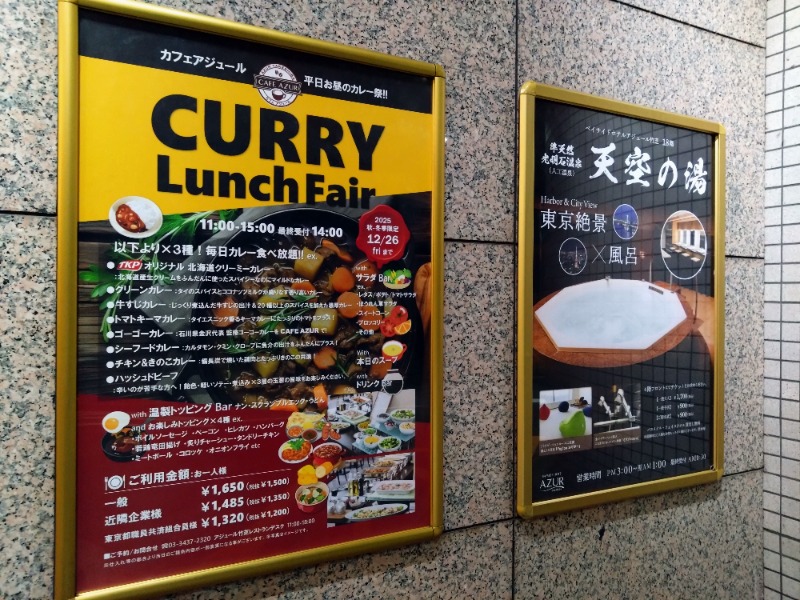 温泉登山トラベラーさんのアジュール竹芝 天空の湯のサ活写真