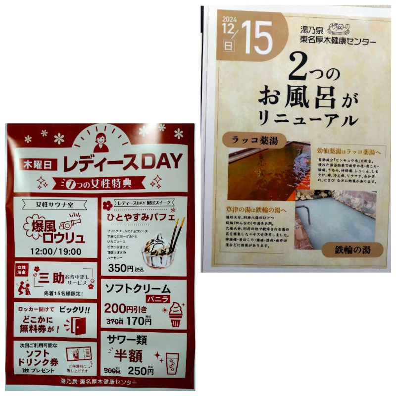 温泉登山トラベラーさんの湯乃泉 東名厚木健康センターのサ活写真
