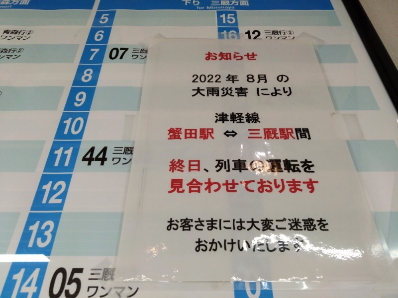 温泉登山トラベラーさんの外ヶ浜町健康増進センターみんまやよしつねの湯のサ活写真