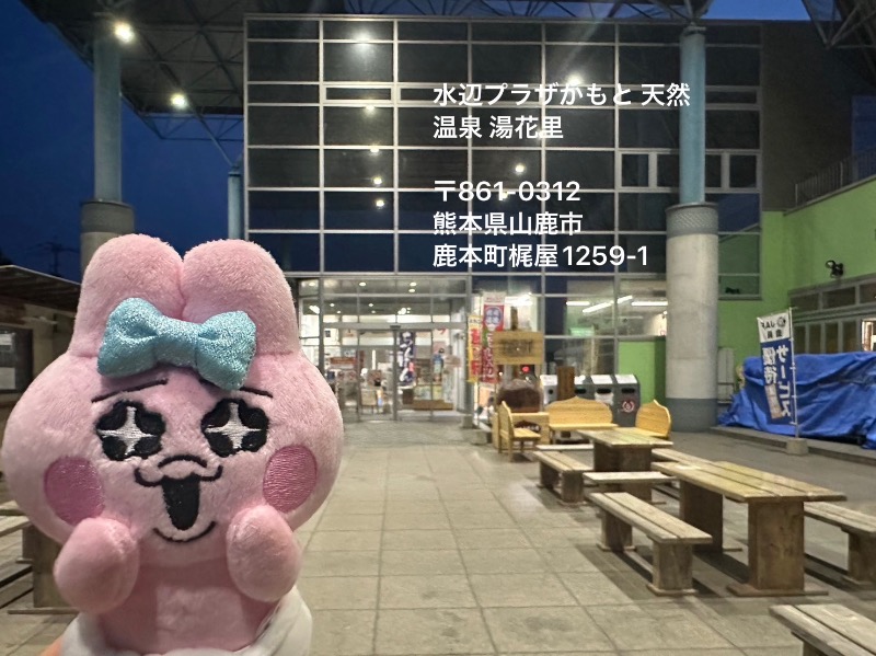 ワニ子さんの天然温泉 湯花里(道の駅 水辺プラザかもと)のサ活写真