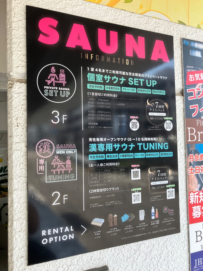 ととのったっき〜さんの漢専用サウナTUNINGのサ活写真