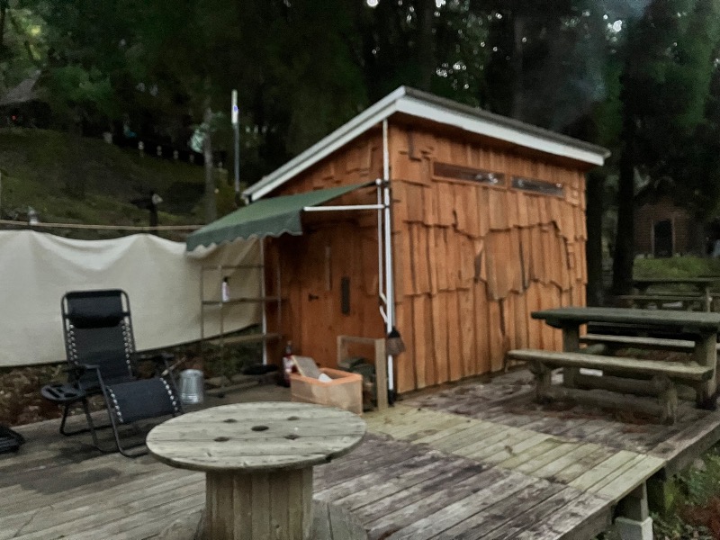 ととのったっき〜さんの岩屋公園キャンプ場  みのむしサウナのサ活写真