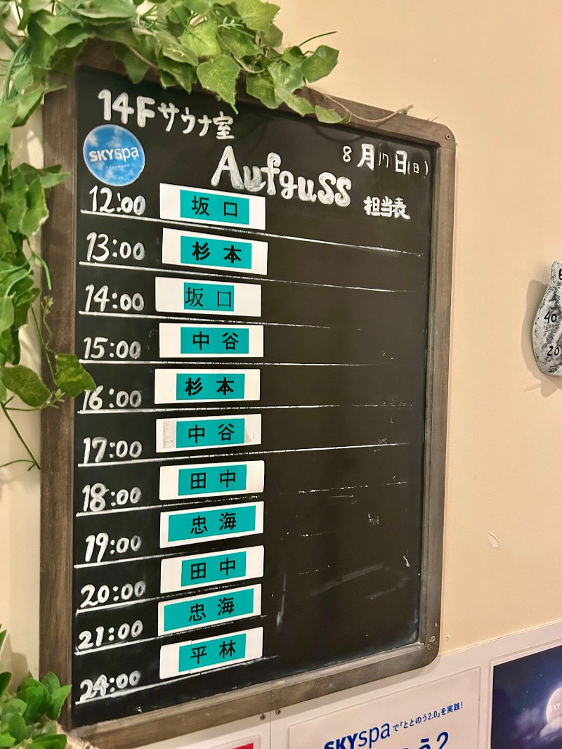 ぷかぷくさんのスカイスパYOKOHAMAのサ活写真