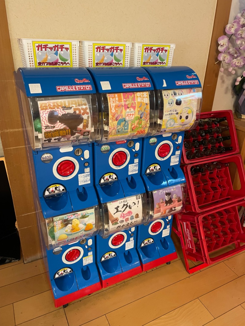 ｶﾋﾟ野郎(これは演出で本当は真面目)さんの岩見沢温泉なごみのサ活写真