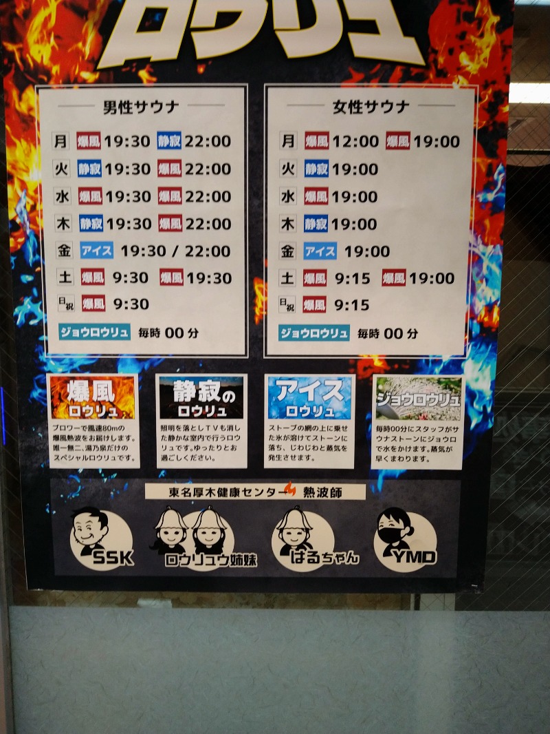 みなっちょさんの湯乃泉 東名厚木健康センターのサ活写真