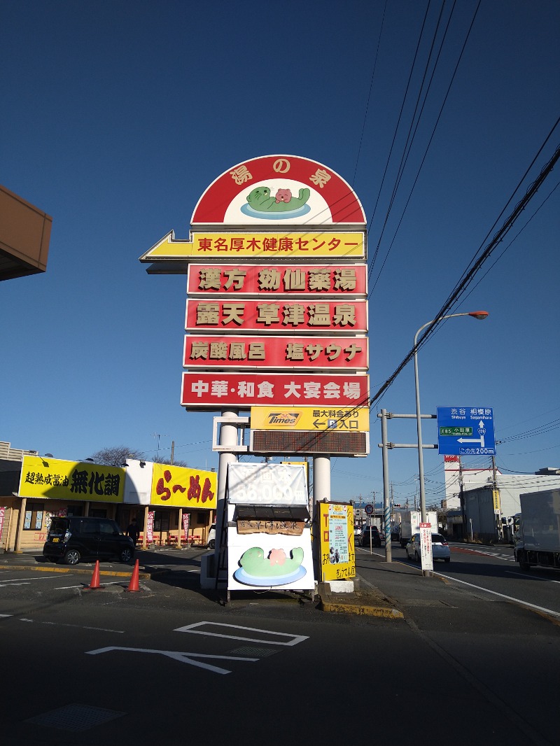 みなっちょさんの湯の泉 東名厚木健康センターのサ活写真