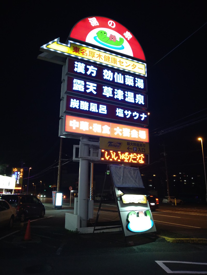 みなっちょさんの湯乃泉 東名厚木健康センターのサ活写真