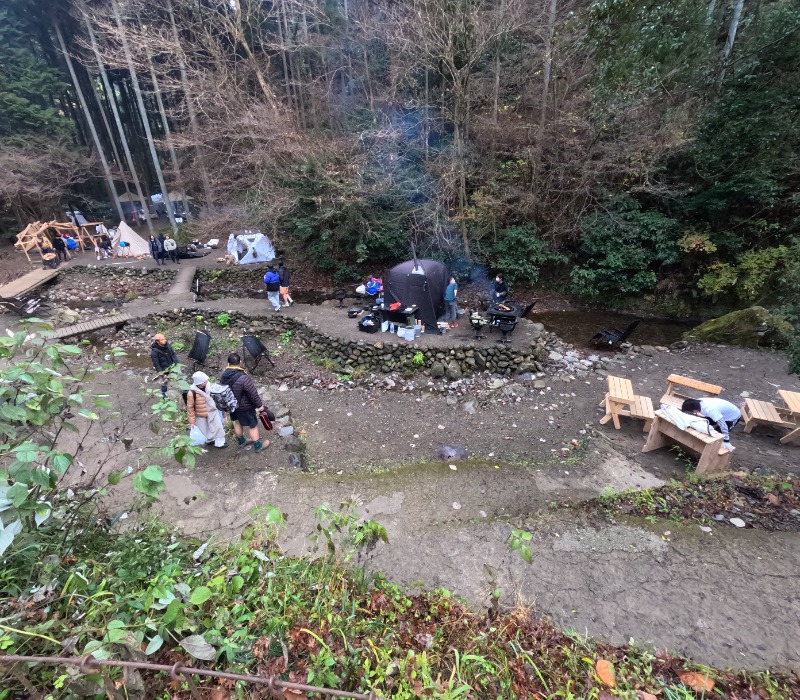 ととのった口卜ヒコさんの深澤渓 自然人村のサ活写真