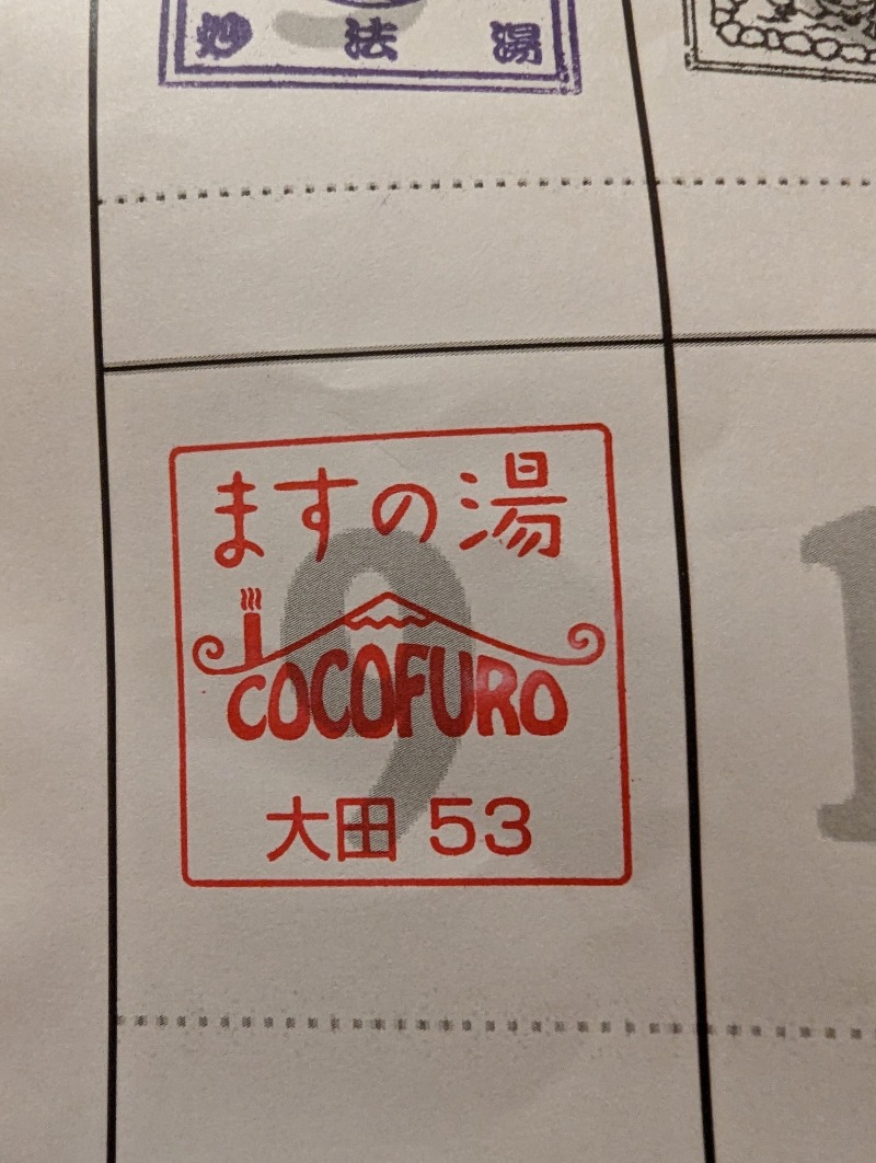 tatsuさんのCOCOFURO ますの湯のサ活写真