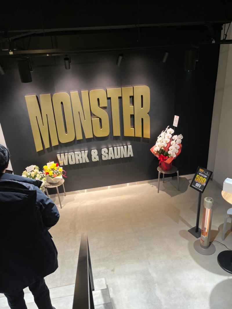 きょうからやっとミニクーパーさんのMONSTER WORK & SAUNAのサ活写真