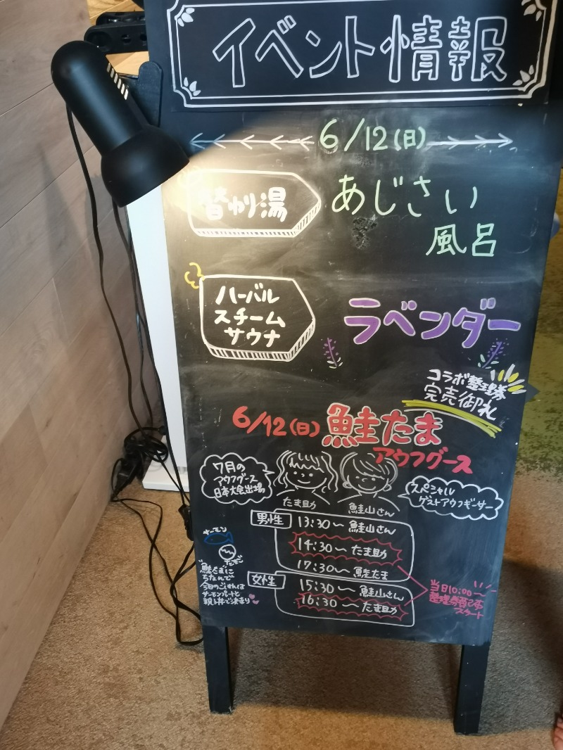 ごめちんさんのおふろcafé ハレニワの湯のサ活写真