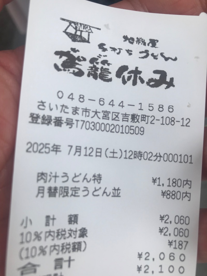 伊東二郎さんのさいたま清河寺温泉のサ活写真