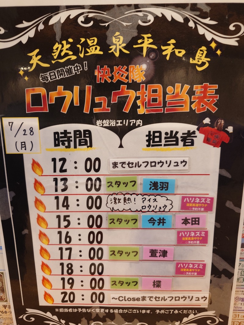 🧖‍♂️ばとらー🧘‍♂️さんの天然温泉 平和島のサ活写真