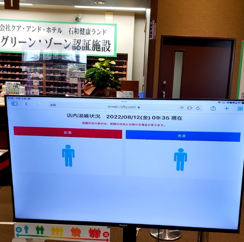 メーテルさんの石和健康ランドのサ活写真