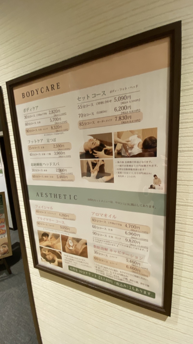 こーじさんの天然温泉 風の森のサ活写真