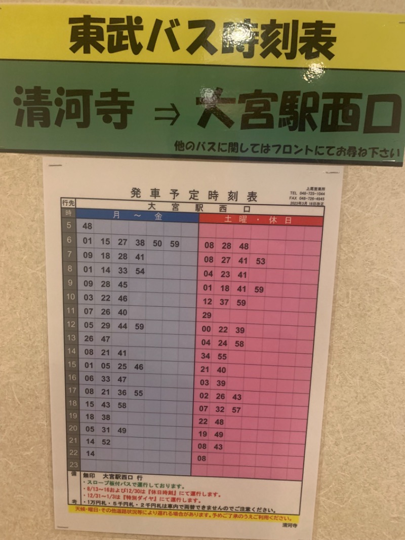 チャーミーさんのさいたま清河寺温泉のサ活写真