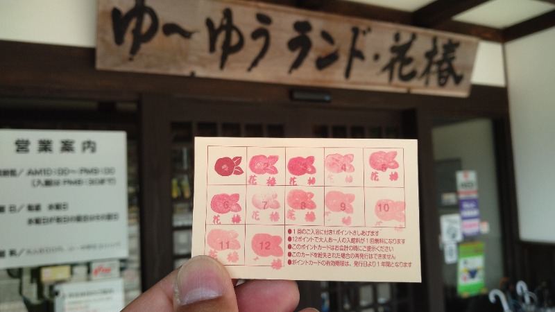 381さんのゆ～ゆうランド・花椿のサ活写真