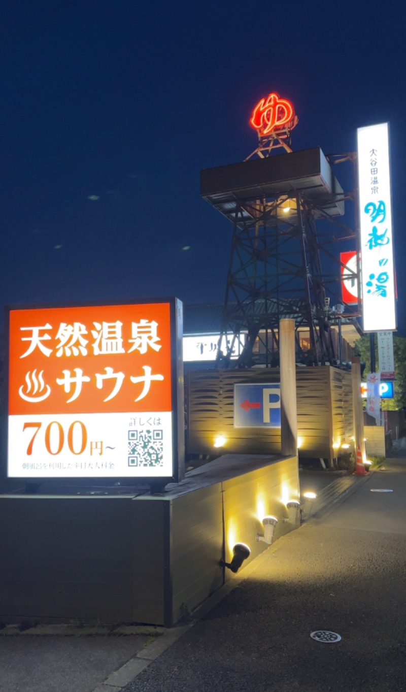 赤い大仏くんさんの大谷田温泉 明神の湯のサ活写真